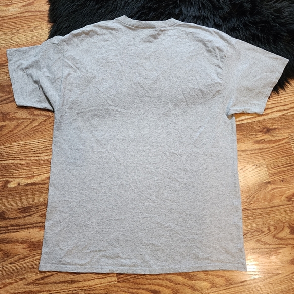 Jerzees Gray Short Sleeve Crewneck T-Shirt Mens Size XL - Picture 2 of 6